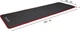 Коврик для йоги и фитнеса TECOFIT NBR с отделкой края тканью 183x61x1 см Black-Red + чехол-сумка в подарок (TOP18124795) - изображение 10