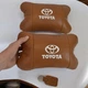 Набор кожаных подушек 2шт на подголовник Toyota. Комфортные ортопедические подушки, Toyota - изображение 9