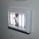 Настенный светодиодный светильник выключатель 4 COB LED ночник с магнитным креплением на липучке на батарейках - изображение 2