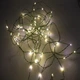 Светодиодная гирлянда нить "Роса" 50м с пультом, 500 LED, 220V, зеленый провод, 8 режимов, IP44, Теплый белый - изображение 5