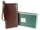Кожаный кошелек(тревелер) для путешествий Visconti MZ101 Wing (Italian Brown) - изображение 8