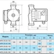 Циркуляционный насос NPO BPS 25-4S-180 с гайками+шнур - изображение 3