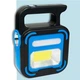 Аккумуляторный кемпинговый фонарь BL 9Z5 светодиодная LED лампа повербанк с USB ЮСБ и солнечной батареей, Голубой - изображение 1