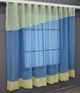Кухонна фіранка VR-Textil № 047к блакитний з жовтим 280х170 см (52-0975) - зображення 2