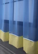 Кухонна фіранка VR-Textil № 047к блакитний з жовтим 280х170 см (52-0975) - зображення 5