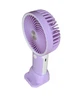 Вентилятор ручной Mini Fan HX09-1 аккумуляторный с подставкой для телефона Сиреневый с белым - изображение 2