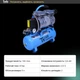 Компрессор 130 л/мин, 9 л, 0.6 кВт, 190 - 240 В безмасляный воздушный Tesla Weld TW V 130 - изображение 4