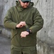 Мужская водонепроницаемая Куртка 2в1 HAN-WILD G8 Softshell со съемной флисовой подкладкой олива размер M - изображение 3