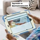 Чехол ARM Cover Apple iPad mini 1 2 3 (7.9" экран) противоударный с ремнём и подставкой 360° White/Blue - изображение 8