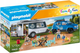 Zestaw z figurkami Playmobil Family Fun Samochod z przyczepą kempingową (4008789714237) - obraz 1