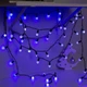 Светодиодная гирлянда "Шарики" 18мм, 7м, 40 LED, черный провод, 220В, статический режим, Синий - изображение 3