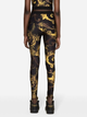 Legginsy damskie Versace Jeans Couture vjc76hac101js292g89 38 Czarny/Żółty (8052019636833) - obraz 2