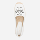 Espadryle damskie skórzane Tory Burch torb144346-109 37.5 (7.5US) Białe (196133575178) - obraz 4