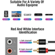 Кабель Vention 2RCA Male to 2RCA Male Audio Cable 1m, Black (VAB-R06-B100) - зображення 3