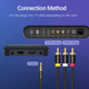 Кабель Vention AUX 3.5 mm M - 3xRCA M (Тюльпан), 1.5 m, Black (VAB-R07-B150) - изображение 6