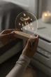 Светильник ночник деревянный для заметок и планов с LED подсветкой на аккумуляторе 14 см (P01B0P) - изображение 2