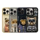 Чохол TPU+PC Nimmy 3D with Metal Buttons для iPhone 15 Колір Cat Grey - изображение 2