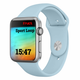Силіконовий спортивний ремінець Fruct Sport Band для Apple Watch 38/40/41/42 mm (M/L) (17.5-21.5 см) Sky Blue - зображення 1