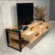 Тумба офісна MebliRoMax Loft 1400 Дуб Тахо /Чорний (000088442) - зображення 3