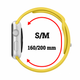 Силіконовий спортивний ремінець Fruct Sport Band для Apple Watch 42/44/45/46/49 mm (S/M) (16-20 см) Yellow - зображення 2
