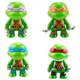 Набор фигурок 4в1 Черепашки ниндзя с аксессуарами, 7 см - TMNT - изображение 1