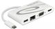 USB-hub Delock USB-C na USB-A, USB-C (Power Delivery), HDMI, VGA, RJ-45 White (87731) - obraz 1