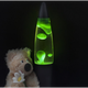 Настольная лава-лампа с парафином KM1037 Lava lampe, зеленая/прозрачная - изображение 3
