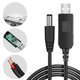 Кабель живлення для роутера з 5 на 9 В від павербанка USB-DC шнур для вай фай роутера з USB в роутер з 5V - 9V 9 Вольт DC 5.5x2.1mm (1051-2a) адаптер перехідник для роутера - зображення 6