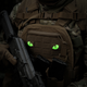 Нашивка M-Tac Tiger Eyes Laser Cut (пара) Coyote/Green/GID - изображение 6