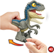 Фігурка динозавра Mattel Jurassic World Mega Roar Velociraptor 20 см (0194735201532) - зображення 5