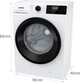 Gorenje Пральна машина фронтальна, 7кг, 1400, A+++, 47см, дисплей, пара, інвертор, білий - изображение 13