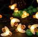 Уличная гирлянда Пчелы на солнечной батарее 5 метров 20 LED теплый белый - изображение 5