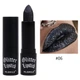 Губная помада блестящая Gliter Lipstick MLSMILE №6 черная водостойкая - изображение 1