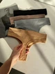 Женские стринги в рубчике на высокой посадке (набор 4 шт.) размер one size - изображение 2