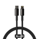 Кабель Baseus Tungsten Gold PD Type-C to Lightning 20W 2.4А 1m чорний CATLWJ-01 - изображение 1