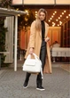 Женская спортивная сумка Sambag Vogue BKS белая 37 х 25 х 16 см (90153008) - изображение 4