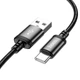 Кабель 3 метра HOCO USB - Type-C Radiance charging data cable X91 3а черный - изображение 7