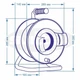 Удлинитель на катушке SVITTEX SV-251 60 м 2х1,5 мм с выносной розеткой - изображение 2