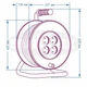 Котушка пуста без подовжувача до 100м IP44 SVITTEX SV-028-IP44 - зображення 2