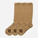 Набор мужских носков треккинговых высоких 5.11 Tactical Duty Ready Plus OTC Socks 10045-389 M 3 пары US Dark Coyote (888579736342) - изображение 1