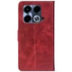 Чохол-книжка Crazy Horse Clasic для Infinix Note 40 4G Red Wine (Front) (57871) - изображение 3