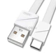 Кабель Remax RC-105a USB Type-C Blade 1м білий - зображення 2