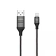 Кабель Remax RC-130i USB Lightning EL Ultimate Edition 1м чорний - зображення 3