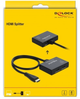 Splitter Delock HDMI - 2 x HDMI 4K 60Hz Black (4043619877478) - obraz 3