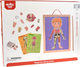 Puzzle drewniane Tooky Toy Montessori Nauka Anatomia człowieka 41 kh 33 kh 4 cm 78 elementów (6972633372301) - obraz 1