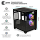 Корпус QUBE REEF ARGB Black (REEF_GBNU3) - зображення 2