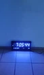 Настінний електронний годинник LED Digital Clock JH 4622-3 Синє підсвічування дисплея 46х22х5 см - зображення 4