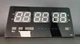 Настінний електронний годинник LED Digital Clock JH 4622-3 Синє підсвічування дисплея 46х22х5 см - зображення 6