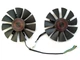 Вентилятор Everflow для видеокарты ASUS (оригинал) T128010SH (FD7010H12S T128010BH FD7010H12D PLD08010B12H) комплект 2 шт (№12.4) - изображение 1