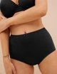 Набір бавовняних трусиків Marks&Spencer Full briefs 18(46) 5 шт black чорний 0040 - зображення 3